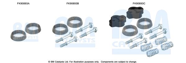 BM CATALYSTS szerelőkészlet, katalizátor FK90893