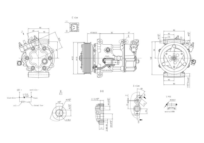Kompresor, klimatizace 8FK 366 200-691