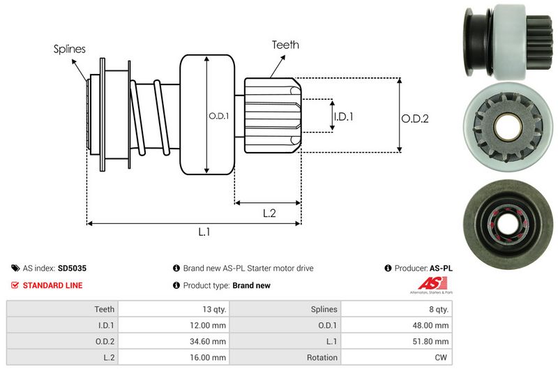 Vabajooks, starter, AS-PL SD5035