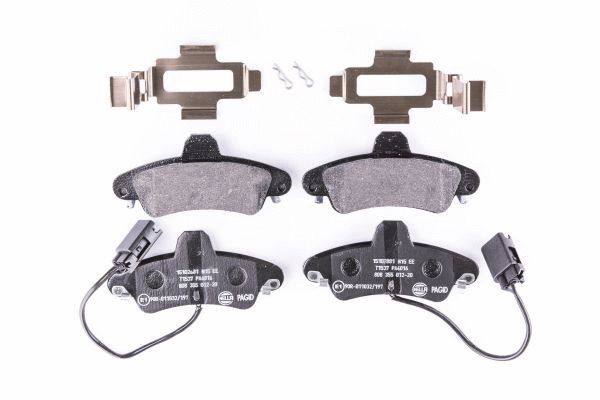 HELLA PAGID 8DB 355 012-201 Brake Pad Set, disc brake