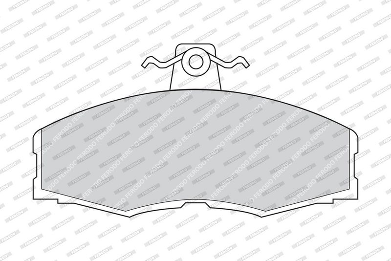 Sada brzdových destiček, kotoučová brzda FDB275