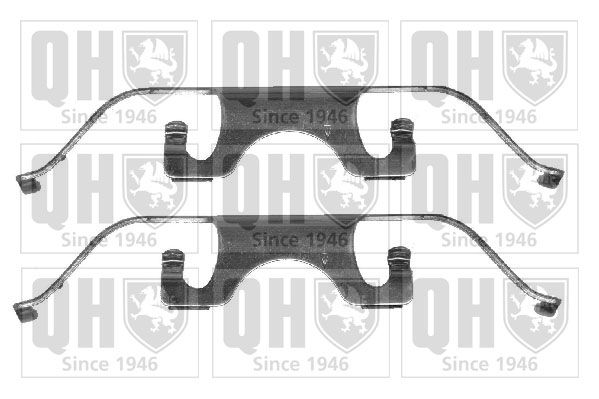 Комплект приладдя, накладка дискового гальма, Quinton Hazell BFK887