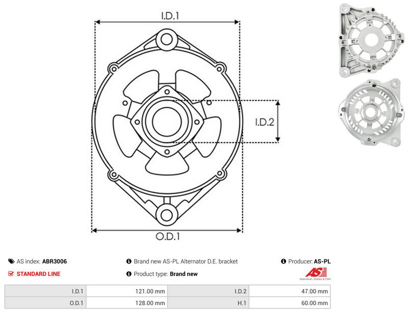 AS-PL ABR3006 Protective Cap, alternator
