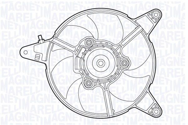 MAGNETI MARELLI ventilátor, motorhűtés 069422471010