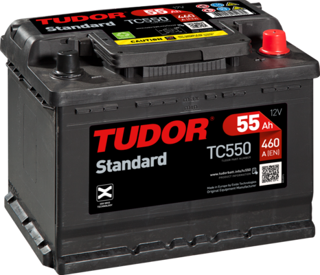 Tudor Standard, 12V 55Ah, TC550