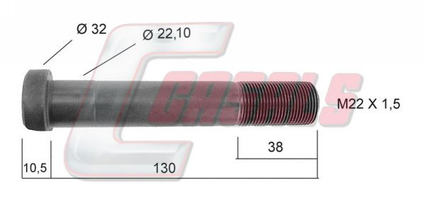 CASALS 21243 - Wheel Stud