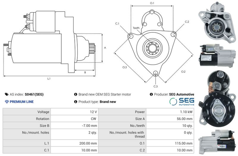 AS-PL S0461(SEG) Starter