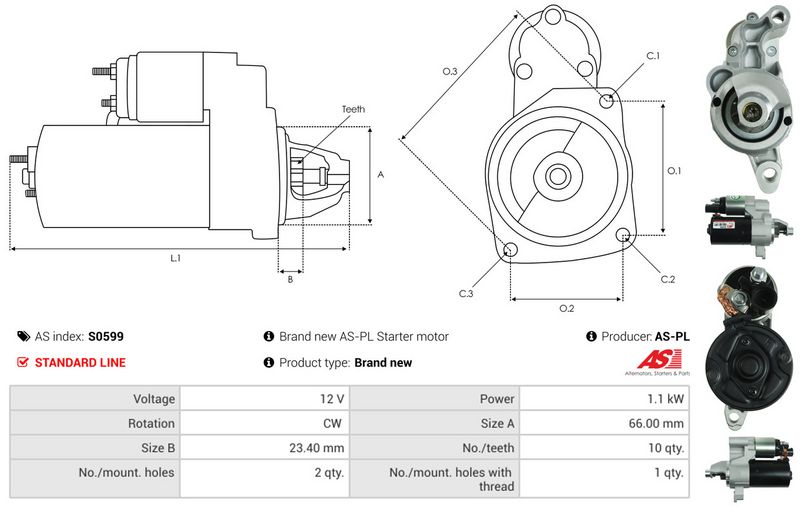 AS-PL S0599 Starter