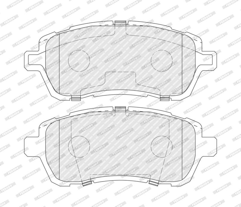FERODO Plaquettes de frein à disque FDB4179