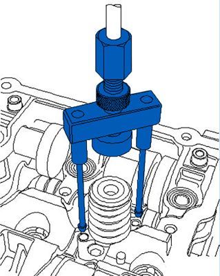 KS TOOLS BT551360 Mounting/Dismantling Tool, injector