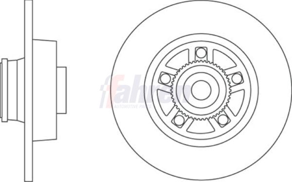 Fahren Brake Disc FBD6479