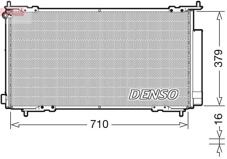 DENSO kondenzátor, klíma DCN40015