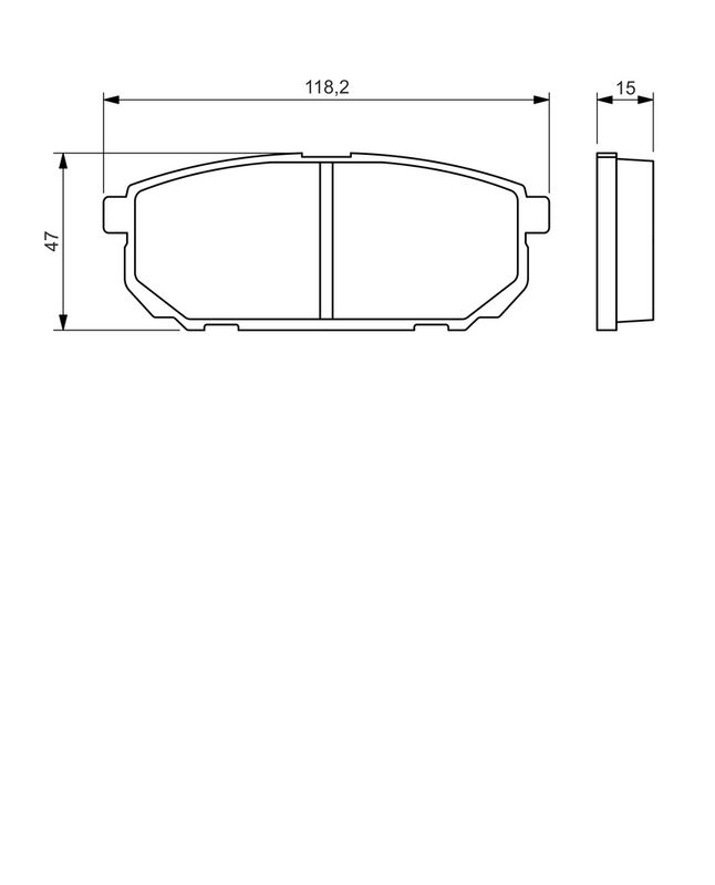 BOSCH Plaquettes de frein à disque 0 986 494 388