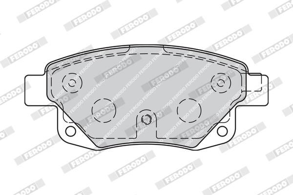 FERODO FVR1930 Brake Pad Set, disc brake