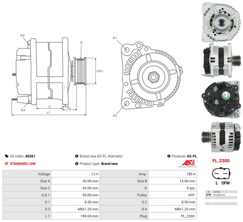Generaator, AS-PL A0261