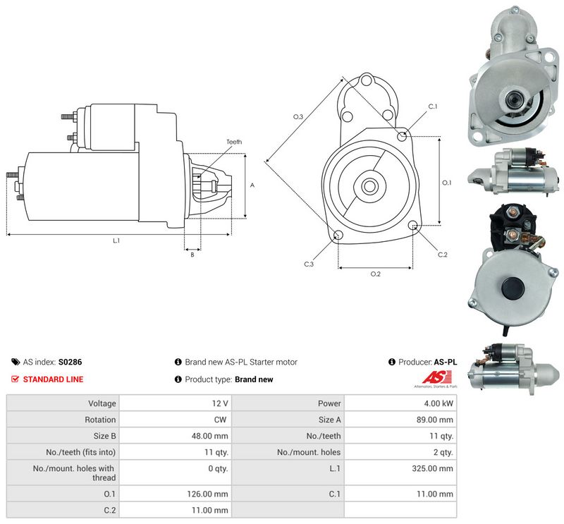 AS-PL S0286 Starter