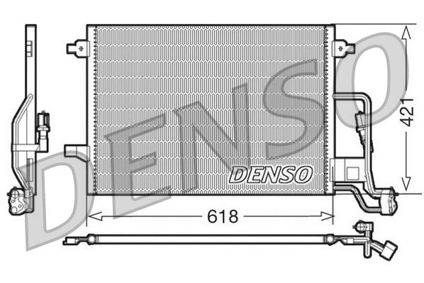DENSO kondenzátor, klíma DCN32018