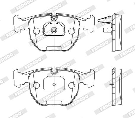 FERODO Plaquettes de frein à disque FDB997