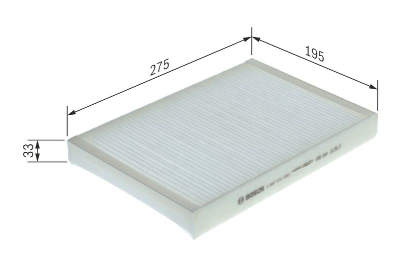 Filtre+d'habitacle BOSCH 1 987 432 205