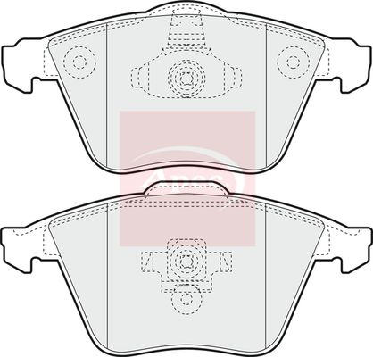 APEC Brake Pad Set, disc brake PAD1420