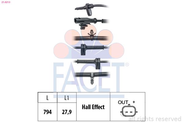 FACET Wielsnelheidssensor 21.0213