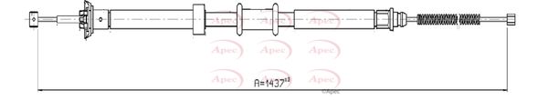 APEC Cable Pull, parking brake CAB1554