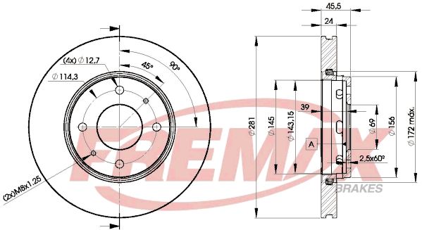 FREMAX BD-8027 Brake Disc