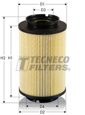 TECNECO FILTERS Üzemanyagszűrő GS0308E