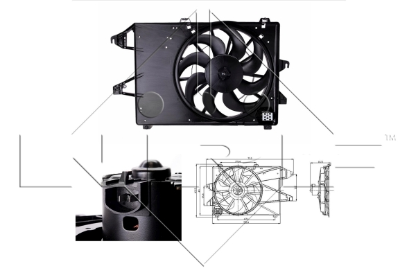 WILMINK GROUP ventilátor, motorhűtés WG1720233
