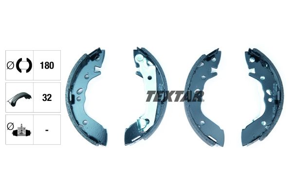 TEXTAR 91056800 Brake Shoe Set