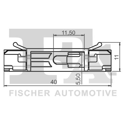 FA1 10-40081.5 Retaining Clip, windows