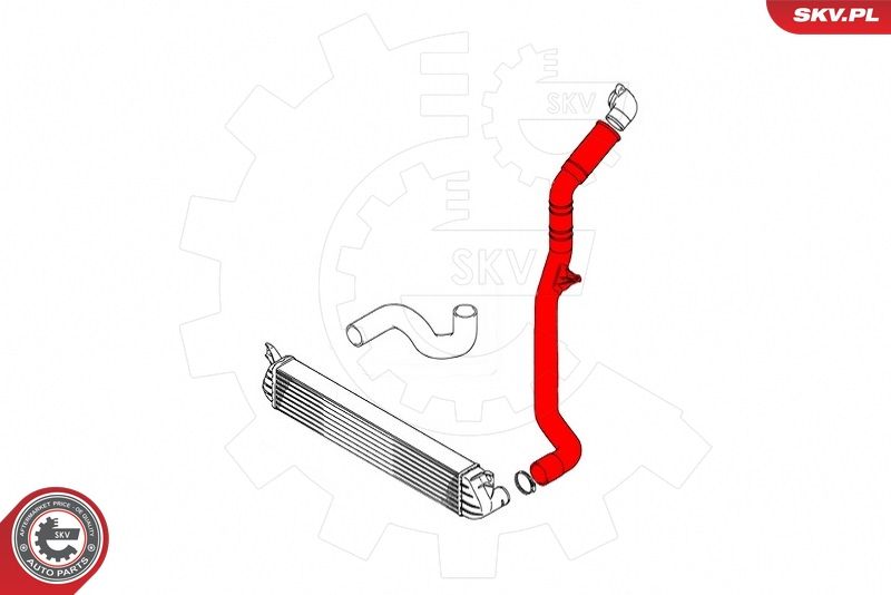 ESEN SKV 43SKV353 Charge Air Hose