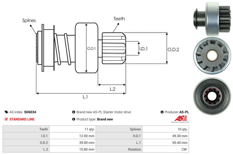 Vabajooks, starter, AS-PL SD6034