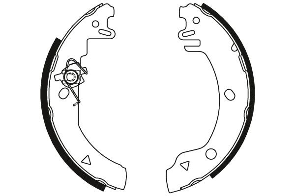 TRW GS8280 Brake Shoe Set