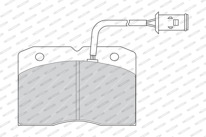FERODO Plaquettes de frein à disque FVR655