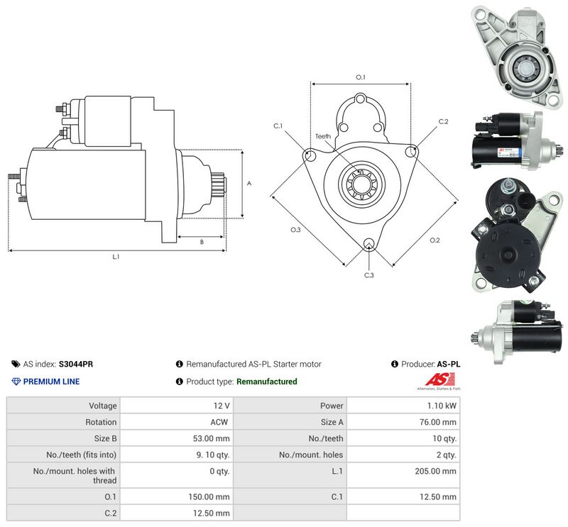 This part match OEM code: 02T911024KX