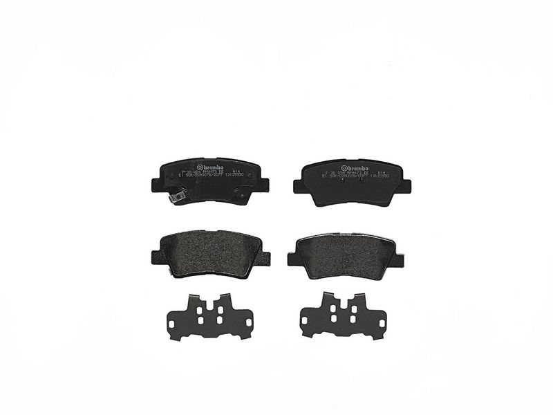 комплект спирачно феродо, дискови спирачки BREMBO