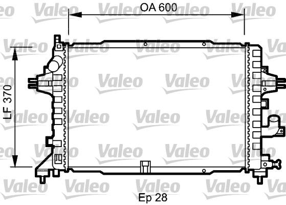 VALEO Radiateur 735080