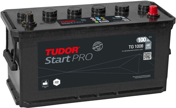 Tudor StartPRO, 12V 100Ah, TG1008
