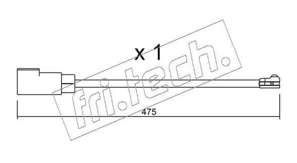 fri.tech. figyelmezető kontaktus, fékbetétkopás SU.329