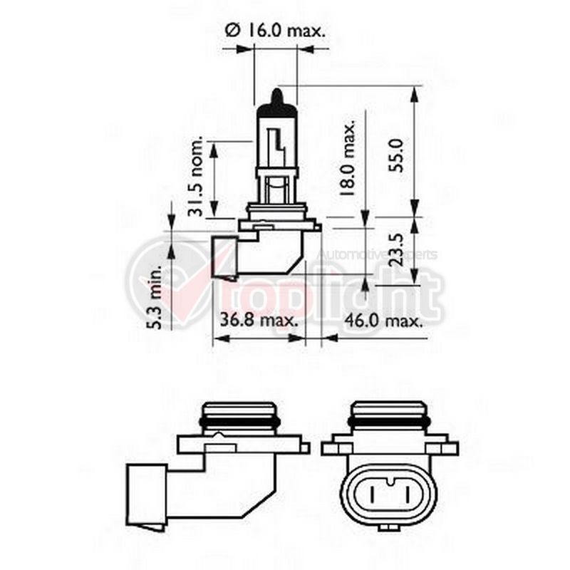 AE TOPLIGHT 39029 Bulb H10 12V 42W