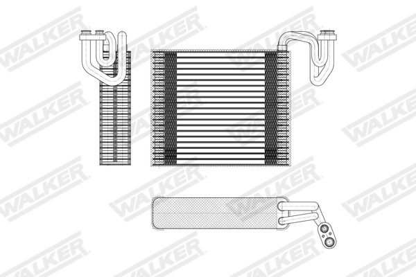 VERDAMPFER KLIMAANLAGE WALKER WEV00110 7