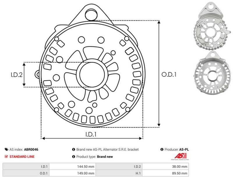 AS-PL ABR0046 Protective Cap, alternator