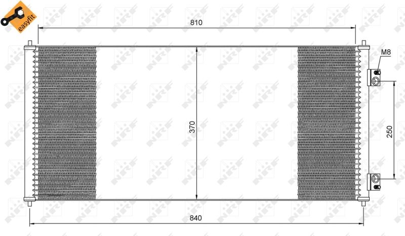 Конденсатор, система кондиціонування повітря, Nrf 35651