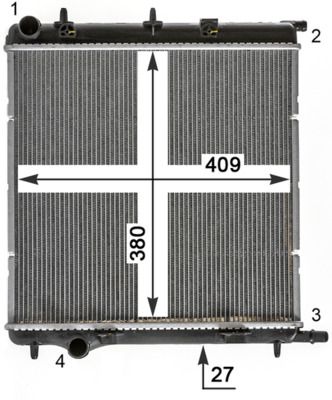 Product Image - Radiateur - CR1988000P - MAHLE