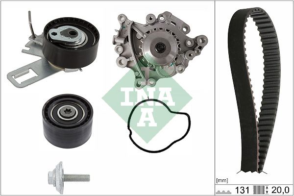 Schaeffler INA Vízpumpa + fogasszíj készlet 530 0760 30