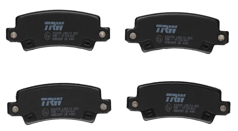 TRW GDB3289 Brake Pad Set, disc brake