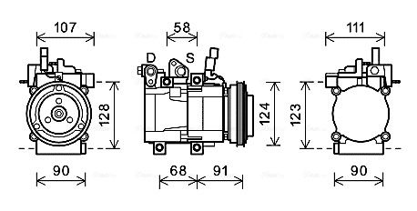 AVA QUALITY COOLING kompresszor, klíma HYK321