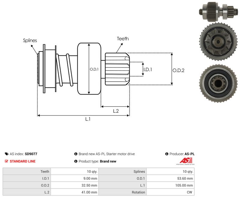 Vabajooks, starter, AS-PL SD9077