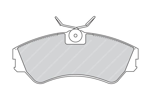 FERODO FVR785 Brake Pad Set, disc brake